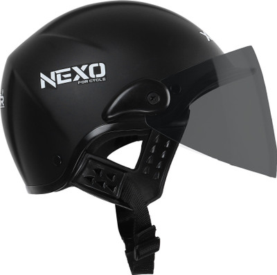 Xinor Nexo Motorbike Helmet(MT. Black with Black Visor)