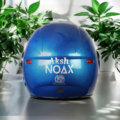 NOAX BRANDED ISI MARKED HELMET FOR UNISEX GENDER KEEP SAFE RIDING (SLFKSL_1236 Motorbike Helmet(Blue)