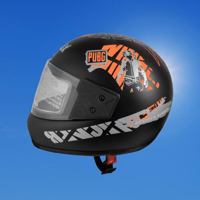 NOAX ISI MARKED UNISEX HELMET FOR RIDDING BIKE NON STOP(DD-364 Motorbike Helmet(Orange)