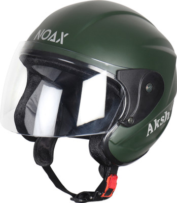 NOAX ISI MARKED HELMET FOR SAFTY RIDDING UNISEX FK)663 Motorbike Helmet(MILITARY GREEN)