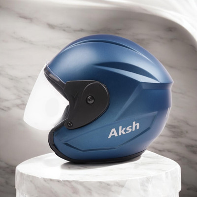 NOAX Helmet GOOD QUALITYFOR UNISEX for BIKE_-157 Motorbike Helmet(Blue)