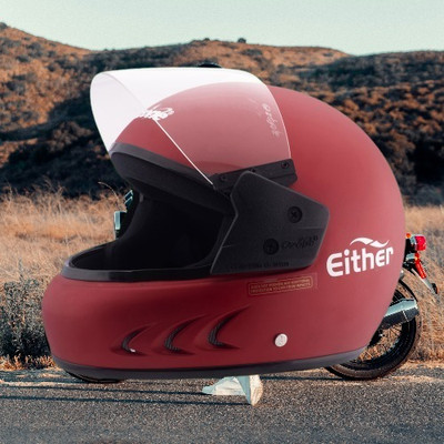 OZONE Full Face_Unique Design Helmet_Premium Class_@V@64 Motorbike Helmet(MET RED)