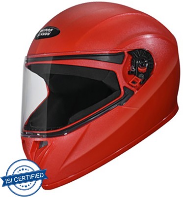 STUDDS Crest Eco Motorbike Helmet(Red)