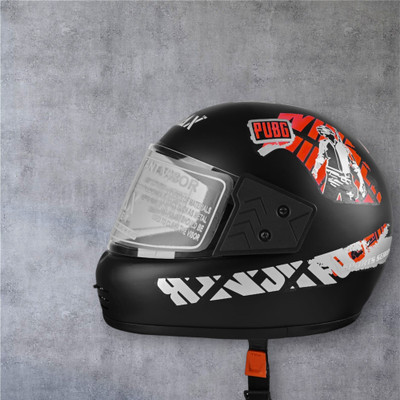 NOAX Unisex Full Face Helmet For Motorbikes -459-Red Motorbike Helmet(Red)