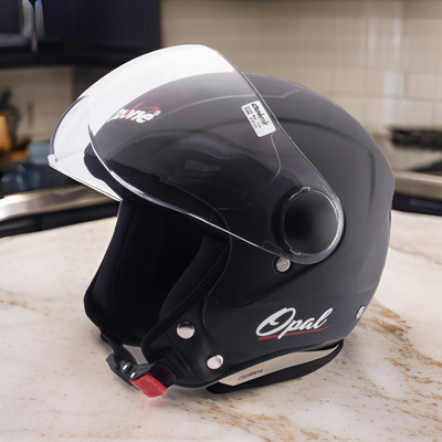 OZONE opal helmet _openface_freesize_067 Motorbike Helmet(Black)