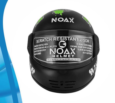 NOAX ISI MARKED FULL FACE HELMET FOR SAFE RIDING UNISEX BUYY_966 Motorbike Helmet(Green)
