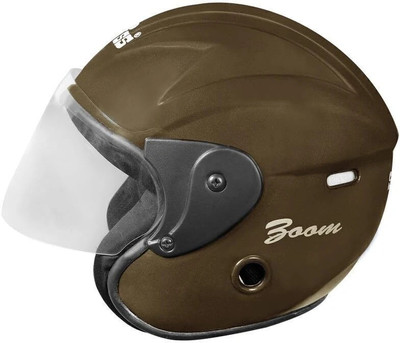 stiss Strong and Durable Stylish Matt Finish Full Face Scooty Motorbike Helmet(Mehandi)