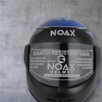 NOAX KING OF HELMET UNISEX OPEN FACE motorbike HELMET-97-Blue Motorbike Helmet(Blue)