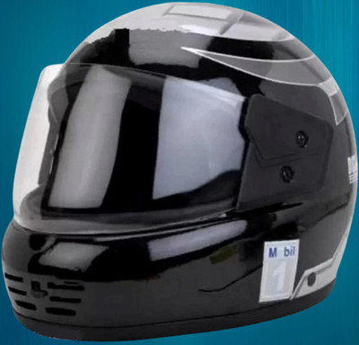 KIN Full Face Helmet_ISI certified_Silver58 Motorbike Helmet(Silver)