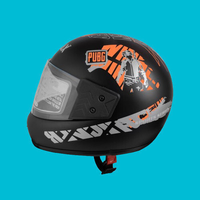 NOAX ISI MARKED KING OF HELMET UNISEX RIDDING HELMET TOP SELLING(DD-332 Motorbike Helmet(Orange)
