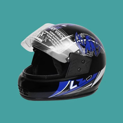 NOAX ISI MARKED HELMET FOR SAFTY RIDDING UNISEX FK)75 Motorbike Helmet(Black)