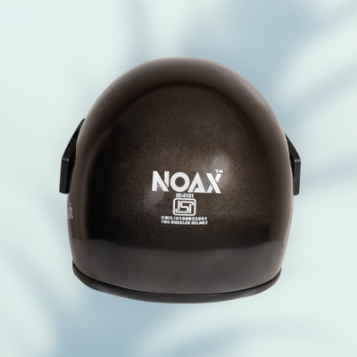 NOAX BRANDED ISI MARKED HELMET FOR UNISEX GENDER KEEP SAFE RIDING (SLFKSL_1315 Motorbike Helmet(Silver)
