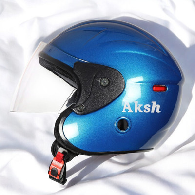 NOAX UNISEX SAFETY HELMET ONROAD HELMET- TWO WHEELER,BIKE & SCOOTER (SL-2655 Motorbike Helmet(Blue)