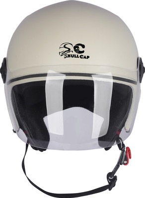 SKULLCAP AREA Motorbike Helmet(White)