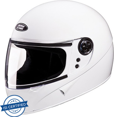 STUDDS Chrome Super Motorbike Helmet(White)