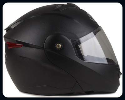 fuery Transparent flipup TFU-3_New Motorbike Helmet(Black)