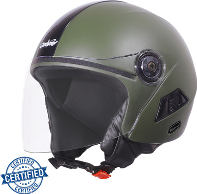 OZONE Superior Certified Helmet_openface@VG&_330 Motorbike Helmet(Green)