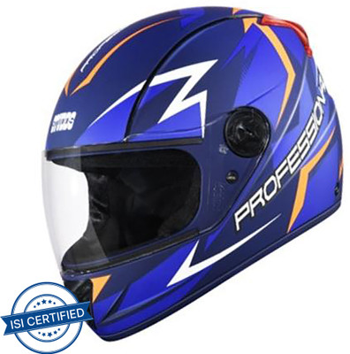 STUDDS PROFESSIONAL D1 Motorbike Helmet(MATT BLUE N1)