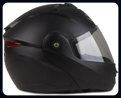 fuery Transparent flipup Black TFU-15_New Motorbike Helmet(Black)