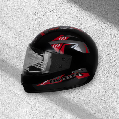 Font Helmet GOOD QUALITYFOR UNISEX BIKE RIDI-Green137137-Red jaal-ABCD137 Motorbike Helmet(Red)