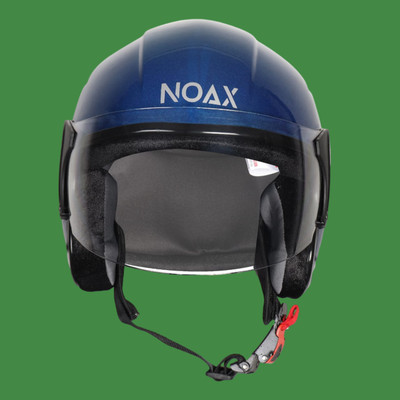 NOAX open helmetfor bike1107 Motorbike Helmet(Blue)