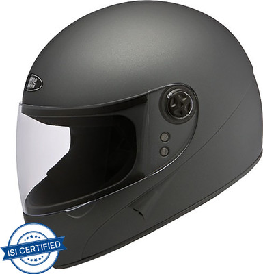 STUDDS Chrome Super Motorbike Helmet(Matt Gun Grey)
