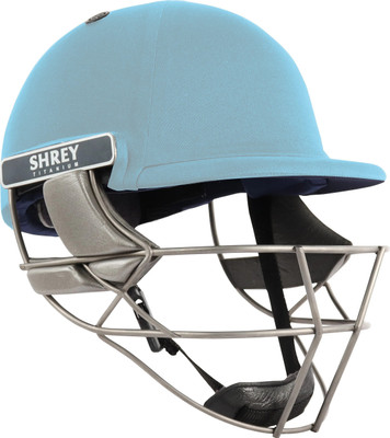 Shrey PRO GUARD AIR TITANIUM Cricket Helmet(SKY BLUE)