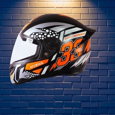 OZONE Premium_Helmet_full face_JBB@Gv@25 Motorbike Helmet(orange black)