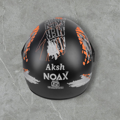 NOAX SOLID BRANDED & ISI MARKED HELMET FOR UNISEX SAFE RIDE(SLFK-518 Motorbike Helmet(Blue)