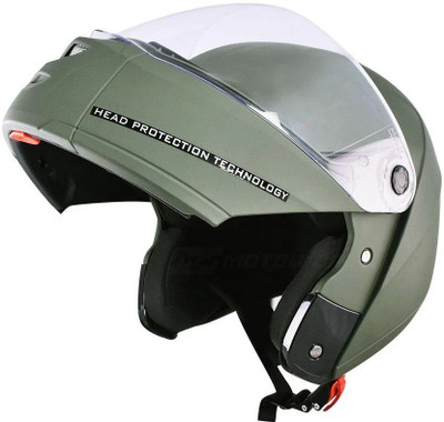 STUDDS ninja elite Motorsports Helmet(MILTARI GREEN)