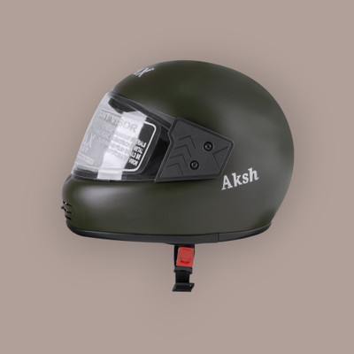 NOAX unisex full face good hard quality helmet-Black284 Motorbike Helmet(Black)