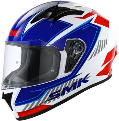 SMK Stellar Sports Adox Motorbike Helmet(Multicolor)
