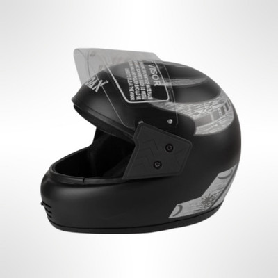 NOAX UNISEX HELMET FOR SAFTY RIDING FOR BIKEE37 Motorbike Helmet(Grey)