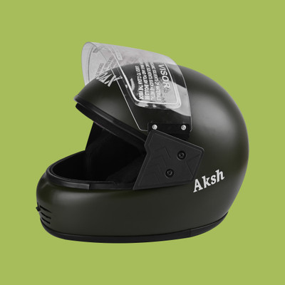 NOAX unisex full face good hard quality helmet @679 Motorbike Helmet(Grey)