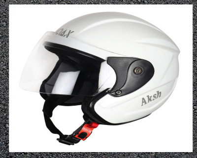 NOAX SOLID QUALITY FOR UNISEX ISI MARKEDHELMET FULL FACE RIDING SL-365 Motorbike Helmet(White)
