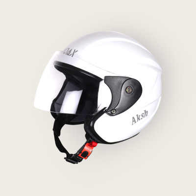 Font Unisex Full Face Helmet For Motorbikes -684-ABC Motorbike Helmet(White)