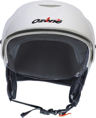 OZONE Superior Certified Helmet_openface@VG&_343 Motorbike Helmet(White)