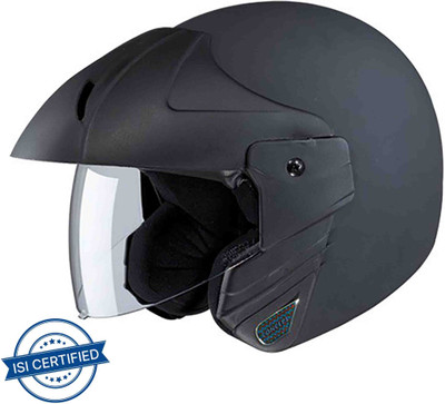 STUDDS NINJA CONCEPT ECO OPEN FACE -XL Motorsports Helmet(Matt Black)