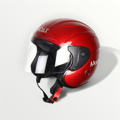 NOAX unisex safty helmet for men or women riders-357 Motorbike Helmet(Red)