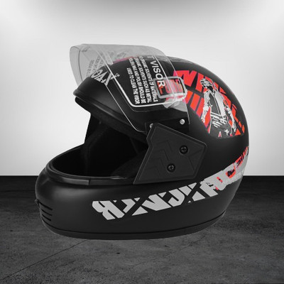NOAX ISI MARKED KING OF HELMET UNISEX RIDDING HELMET TOP SELLING(DD-1999 Motorbike Helmet(Red)