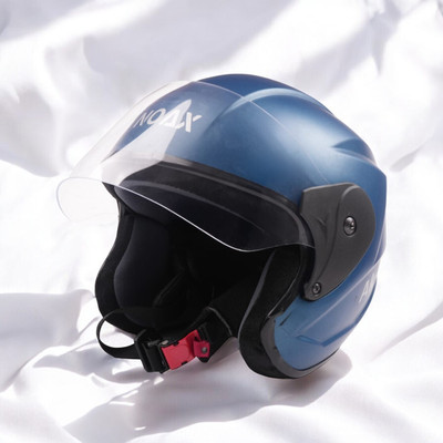 NOAX UNISEX SAFETY HELMET ONROAD HELMET- TWO WHEELER,BIKE & SCOOTER (SL-2348 Motorbike Helmet(Blue)