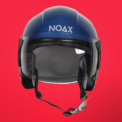 NOAX open helmetfor bike1128 Motorbike Helmet(Blue)