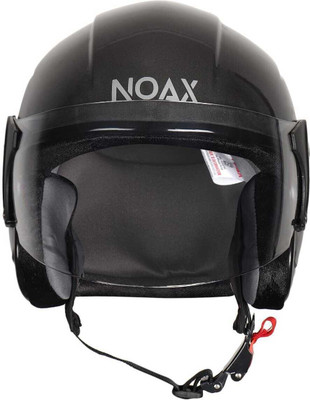 NOAX Multi-Indicator-Unisex_Half Face-M-Black-2 Motorsports Helmet(Multicolor)