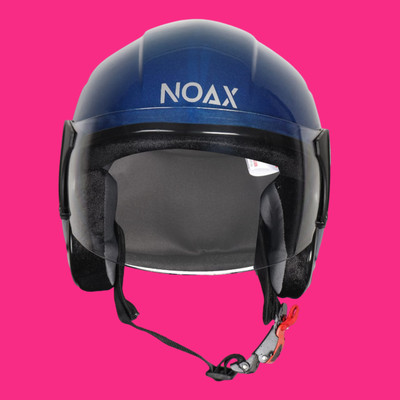 NOAX open helmetfor bike150 Motorbike Helmet(Blue)