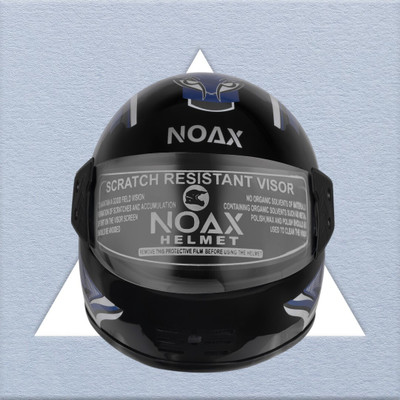 NOAX young men helmet for ridinggg motorbike-Blue55 Motorbike Helmet(Blue)