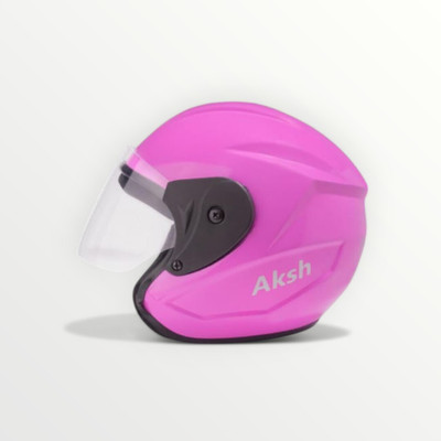 NOAX ISI MARKED KING OF HELMET UNISEX RIDDING HELMET TOP SELLING(DD-1092 Motorbike Helmet(Pink)