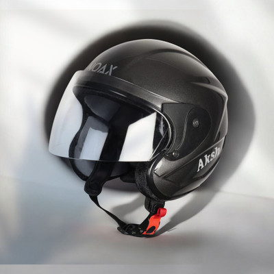 NOAX UNISEX HELMET ISI PROOFED SOLID HELMET BUY SURE@276 Motorbike Helmet(Black)