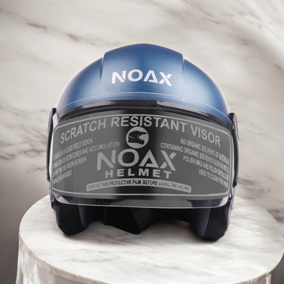 NOAX Helmet GOOD QUALITYFOR UNISEX BIKE RIDI-159 Motorbike Helmet(Blue)