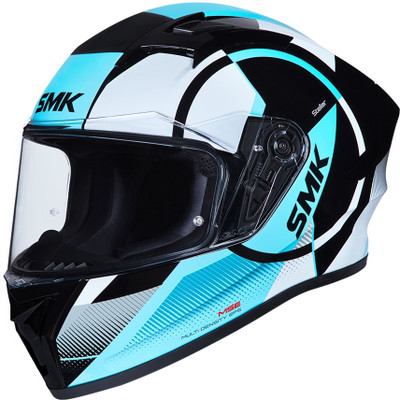 SMK Sports Faro Motorbike Helmet(Multicolor)