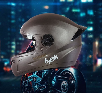 OZONE ONS_Premium Quality_Helmet_GV_@A@_100 Motorbike Helmet(Brown)